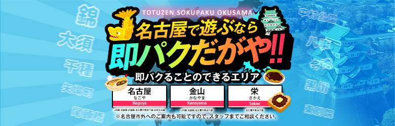 『名古屋で遊ぶなら即パクだがや！』